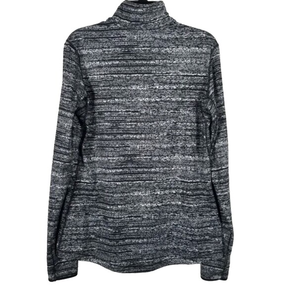 Nike Women’s Half Zip Pullover Gray Black Space Dye Running Top Size Medium - Picture 5 of 9